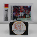 2019 Score #SC-18 Patrick Mahomes II Signal Callers Rookie Premiere Patch BGS 9 - Card front with red/gold patch swatch